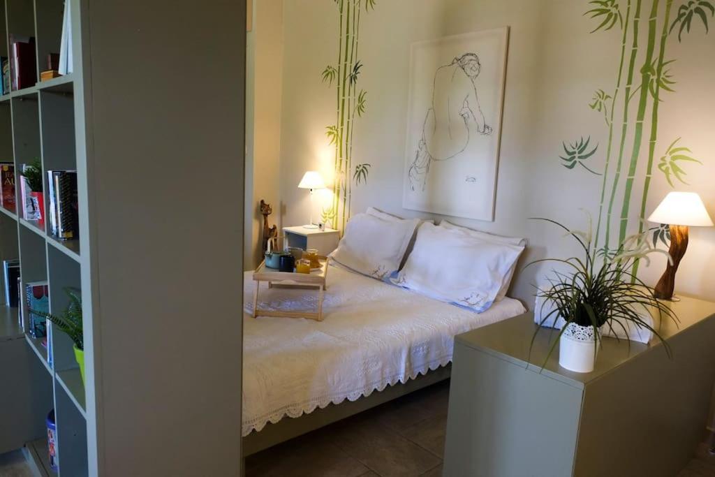 Apartment With Garden In Thessaloniki. מראה חיצוני תמונה
