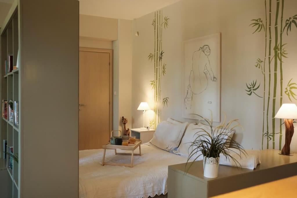 Apartment With Garden In Thessaloniki. מראה חיצוני תמונה